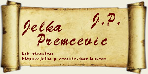 Jelka Premčević vizit kartica